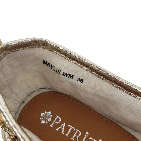 NEW Patrizia by Spring Step Maylis Rainbow Espadrille Shoe Boho Artsy - Picture 10 of 12